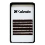 Kalentin Extensión de Cejas Planas Negras 5mm